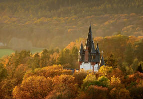 Fotokurs in Frankfurt  Herbstlandschaft mit Schloss 